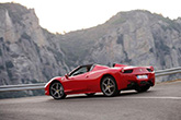 locação Ferrari 458 Spider Nice aeroporto