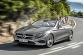 Mercedes S 560 convertible rental in Nice airport